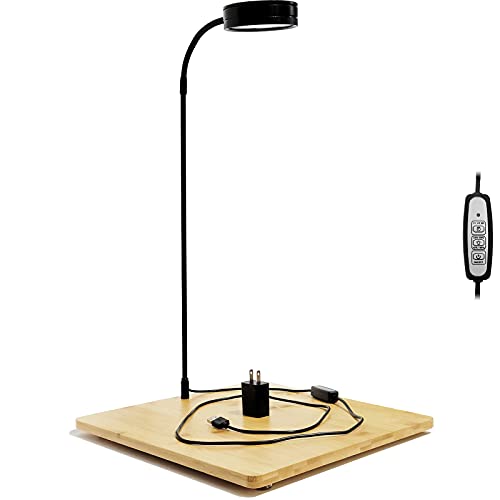 AREPK Aquarium & Terrarium Light, Full Spectrum LED with Auto On/Off Timer | Fits Various Tank Shapes; For Tanks Under 7 Gallons, Betta Tanks, Moss, Succulents, Carnivorous Plants and Mini Landscapes