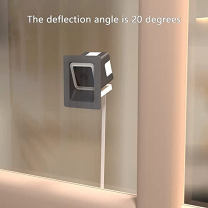 Angled Window Mount Compatible with Wyze Cam v4 Cam V3, 20 Degrees Tilt ( Up/Down/Left/Right ), Through Window Use Cam v3 v4 , Turn Wyze Camera into a Window Camera for Outdoor Monitoring | 20 Degrees Tilt Wyze V4 Window Mount for Indoor/Outdoor Monitorin