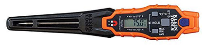 Klein Tools IR1 Infrared Thermometer, Digital Laser Gun is Non-Contact Thermometer with a Temperature Range -4 to 752-Degree Fahrenheit & ET10 Magnetic Digital Pocket Thermometer