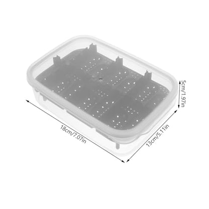 1pack Practical Reptile Egg Hatchery Box Lightweight Breeding for Geckos Lizards and Turtles Easy to Clean and Manage Incubator for Reptile Hatching Black - color: Black