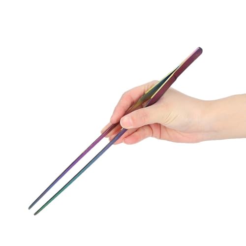 10.6Inch Stainless Steel Aquarium Tweezers Curved Design Ergonomic Non-Slip Grip for Planted Tank Fish Feeding Reptile Care(Straight Tweezers) - style: Straight Tweezers