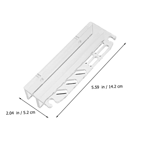 LIOOBO Aquarium Cleaning Tool Holder Acrylic Water Grass Stand Fish Tank Organizer