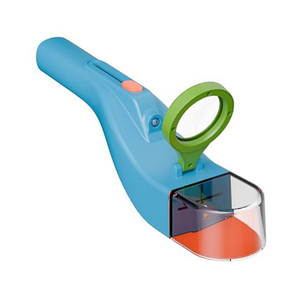 Baideluo Kids Bug Catcher with LED Light & Magnifying Glass (Blue) - color: Blue