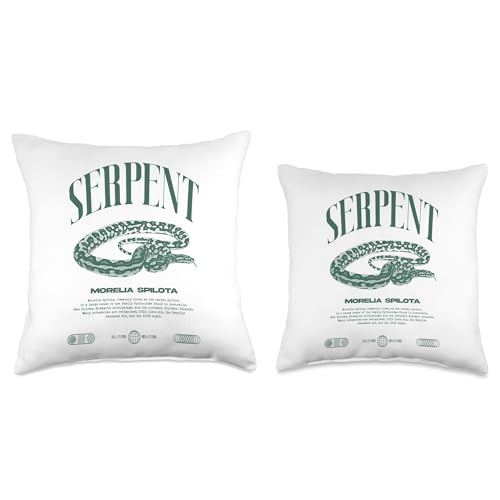 Carpet Python Modern Reptile Keeper Streetwear Throw Pillow