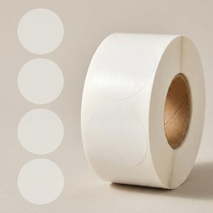 500Pcs 2.5cm Transparent PET Sealing Stickers, Self-Adhesive Labels | 500Pcs 2.5cm transparent PET stickers provide self-adhesive seals for gift boxes, packages, wrapping, crafts, or DIY. - color: 500pcs Clear Round Labels