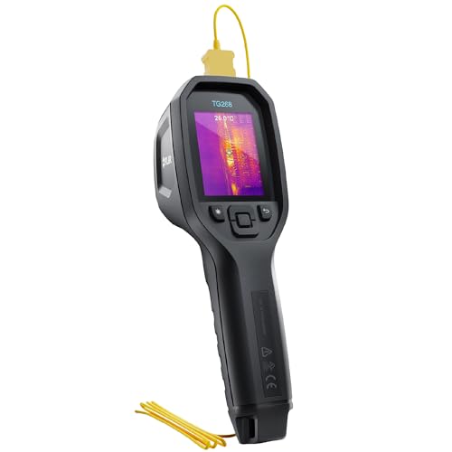 Flir TG268 Thermal Imaging Camera, 320x240 Spot IR, Bullseye Laser | 160x120 native IR, MSX, 640x480 visual, IP54, building/HVAC/electrical, strap, pouch - style: TG268