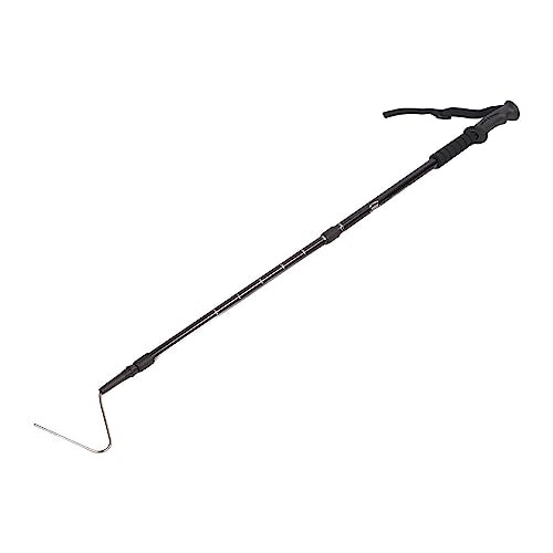 ANGGREK Snake Hook, Reptile Catcher Prevent Slip Aluminum Alloy Pole Adjustable Portable with Handle for Snake