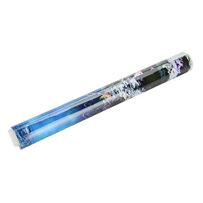 PVC Adhesive Undersea Backdrop, Aquarium Corals Photography Background Fish Poster(122 * 46cm) - size: 122*46cm