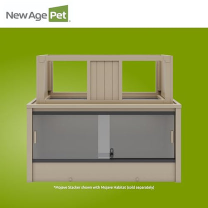 New Age Pet ECOFLEX Medium Maple Mojave Stacker for Reptile Habitats | 10 Year Limited Manufacturer's Warranty | Stackable Design, Accommodates Lighting Set-Up - color: Tan, size: Medium