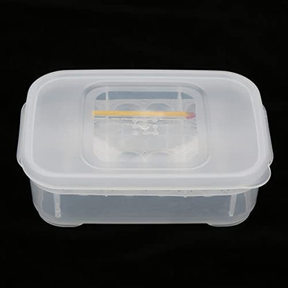12 Grids Snakes Gecko Lizards Eggs Incubator Tray Hatcher Box Thermometer Observation Reptiles Birth Convenient Storage