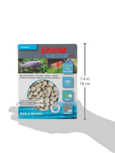 EHEIM Substrat Pro Biological Filter Media (Sintered Pearl-Shaped Glass) 1L
