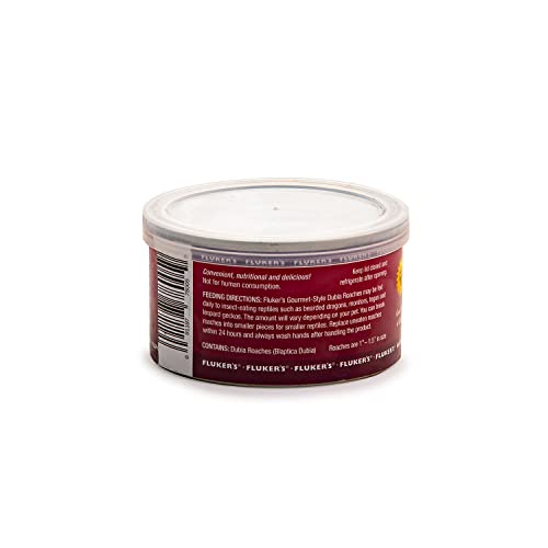 Fluker's Gourmet Canned Food for Reptiles, Fish, Birds and Small Animals, Dubia Roaches, 1.2 oz - size: 1.2 Ounce (Pack of 1), style: Dubia Roaches