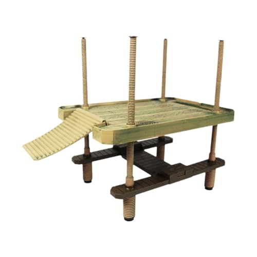 Turtle Basking Platform with Ramp Ladder for Frogs Aquarium