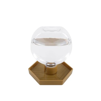 Reptile Water Feeder,Gecko Bearded Dragon Automatic Water Dispenser 12 Oz Amphibians Waterer Dish Terrarium Bowls for Lizards Turtles Snake Frog,Round Shaped