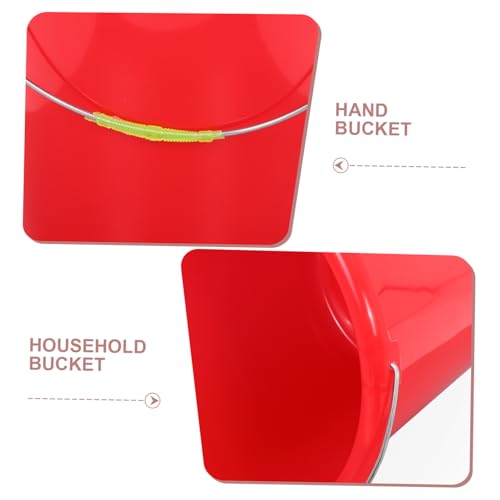SUPVOX Grooming Tub Container for Pets and Plants Plastic Water Bucket with Ergonomic Handle Versatile Cleaning Pail for and Outdoor Use Capacity for and Spill Pouring