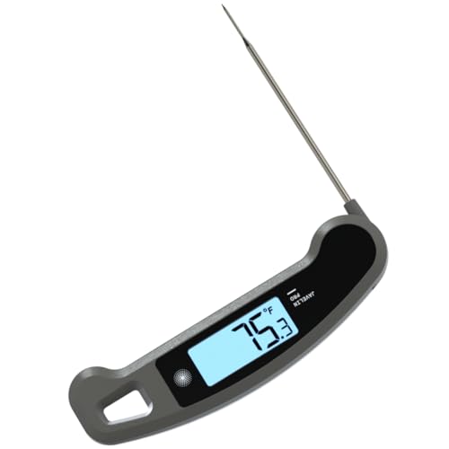 Lavatools Javelin® PRO Classic Ultra-Fast 2-Second Professional Digital Instant Read Meat Thermometer for Grill and Cooking, Auto-Rotating Backlit Display, IP65 Water Resistant, NSF Certified – Sesame - color: Sesame