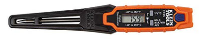 Klein Tools IR1 Infrared Thermometer, Digital Laser Gun is Non-Contact Thermometer with a Temperature Range -4 to 752-Degree Fahrenheit & ET05 Digital Pocket Thermometer