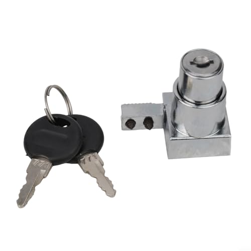 Zinc Alloy Sliding Glass Door Lock Set with Keys for Display Cabinets and Terrariums, Rust-Resistant Hardware for 5-8mm Glass Panels, Installation without Drilling(4PCS) - size: 4 Pieces