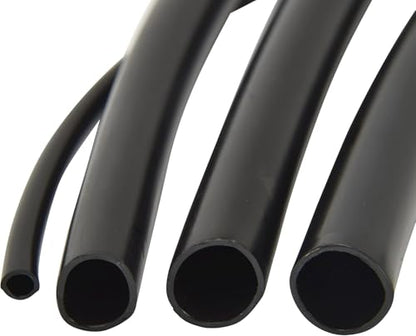 Raindrip 016010T 1/4-Inch Drip Irrigation Supply Tubing, 100-Foot., for Drip Irrigation, Drip Emitters, Irrigation Parts, Systems, Black Polyethylene - size: 1
