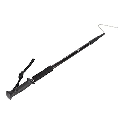 ANGGREK Snake Hook, Reptile Catcher Prevent Slip Aluminum Alloy Pole Adjustable Portable with Handle for Snake