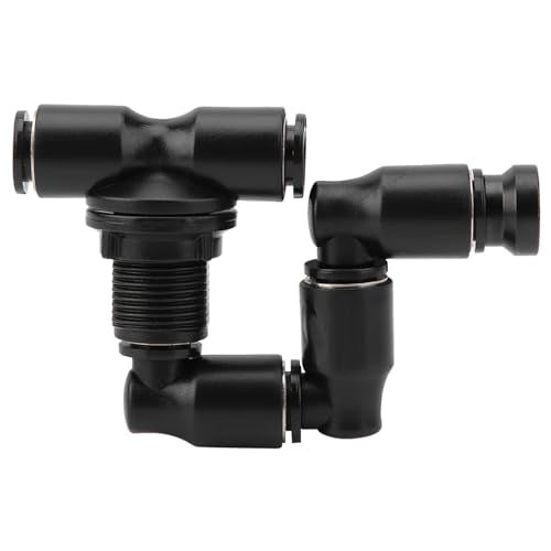 Gonetre Reptiles Mist Sprinkler, 360°Adjustable Reptile Nozzle, ine Mist Sprayer Nozzle, Reptiles Fogger Mist Sprinkler for Rainforest Pet Cooling System, Black