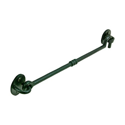 Renovators Supply Manufacturing 11 in. Black Wrought Iron Door Lock Latch/Gate Latch with Mounting Hardware - size: 11-inch