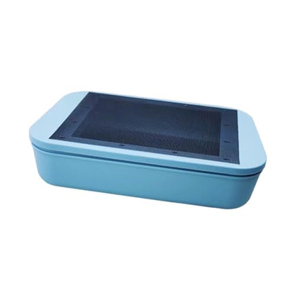 Reptile Breeding Box Clear Terrarium House Feeding Storage Live Food Breeding Box Efficient pp Material Suitable for pet Care Educational Display, None Hole - color: none hole