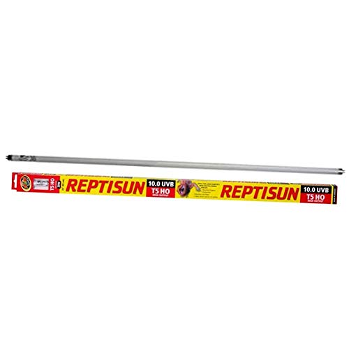 Zoomed Reptisun 34" 10.0 T5HO UV-B Bulb - Includes Attached Pro-Tip Guide - Great for Bearded Dragons, and Chameleons