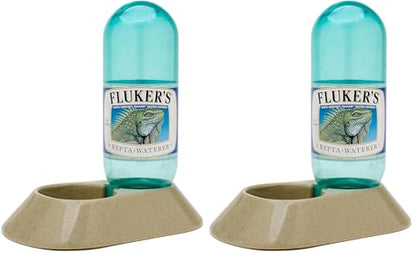 Fluker's Repta-Waterer for Reptiles and Small Animals, 16 oz (Pack of 2) - size: 16-Ounces (Pack of 2)