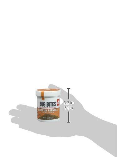 Fluval Bug Bites Goldfish Fish Food, Granules for Small to Medium Sized Fish, 1.6 oz., A6583 - size: 1.6 Ounce (Pack of 1)