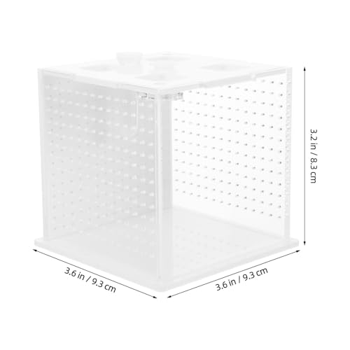 DECHOUS Reptile Feeding Box and Breeding Habitat Container Acrylic Pet Enclosure Suitable for Mantises, Stick Insects, Spiders, and Small Reptiles