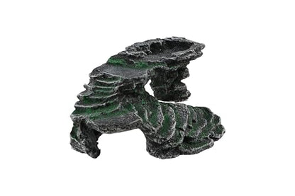 Reptile Hide Cave Turtle Basking Platforms Reptile Terrarium Shale Rock Reptile Habitat Accessories for Aquarium Bearded Dragon
