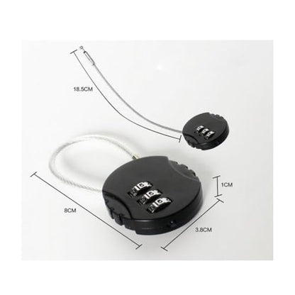 Reptile Terrarium Combination Padlock, Zinc Alloy Resettable Combo Lock for Reptile Tanks, Lockers, and Luggage
