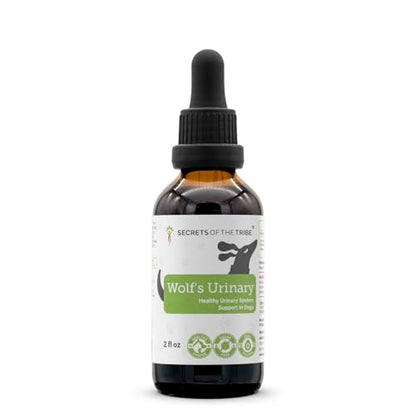 Wolf's Urinary | Natural Herbal Dietary Supplement for Dogs | Healthy Urinary System Support in Dogs | Alcohol-Free Extract, Dandelion Root, Calendula, Linden, Chamomile, Fennel 2 oz - style: Urinary