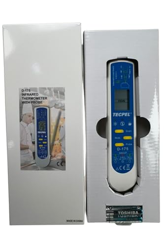 D-175 Contact/Infrared Dual-Purpose Thermometer IP65, Fast Response 3 Seconds