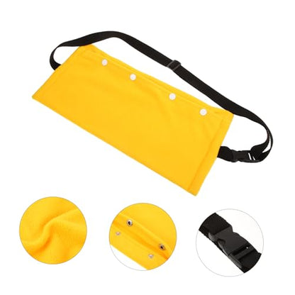 LIOOBO Adjustable Sling Reptile Carrying Bag Lightweight and Comfortable Pet Lizard Carrier for Lizards Chameleons and Snakes Practical Outdoor Travel Pouch Yellow