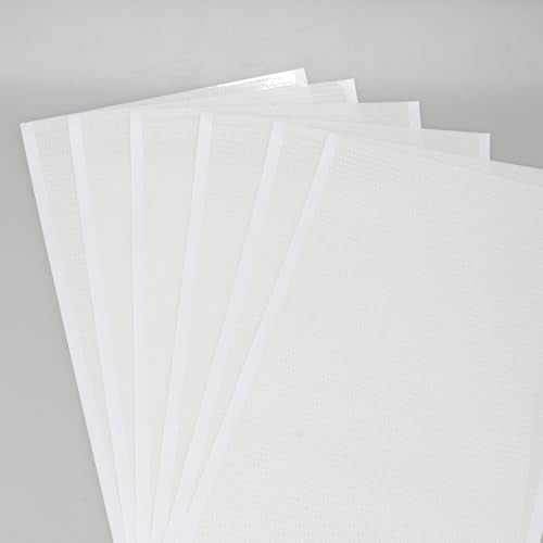 6 Pack Cricket Bat Protection Sheet, Transparent Cricket Bat Tape | High Viscosity Fiberglass Anti Scuff Sheet Tape Clear Face Cover for Cricket Bat Care