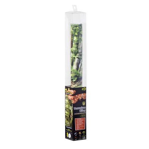 Galápagos (05421) Terrarium Cling | Hi-Resolution Aquarium & Reptile Tank Backdrop | Static Vinyl Clings for Bearded Dragon, Gecko, Turtle, Snake, and Lizard Enclosures, 15" x 36", Forest - color: Forest