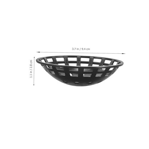 Balacoo 10pcs Orchid Pot Hydrophobic Cover Plant Pot Grid Succulent Pot Hole Mesh Pad Drainage Mesh Hole Screens Pots for Plants Flowerpot Pad Planter Mats Large Plastic Succulent Bowl, Black