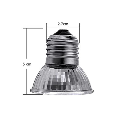 4 Pack 75W UVA UVB Reptile Light Bulbs,Basking Light Heat Lamp for Reptiles and Amphibian Terrariums Tank Cage for Turtle,Bearded Dragon,Chicken.Works with Various Lamp Fixtures Come with UV Test Card