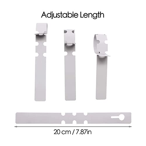 200Pcs Plastic Plant Labels Wrap Around Tree Tags, Adjustable Nursery Garden Labels Plant Tags with Large Writing Surface, White