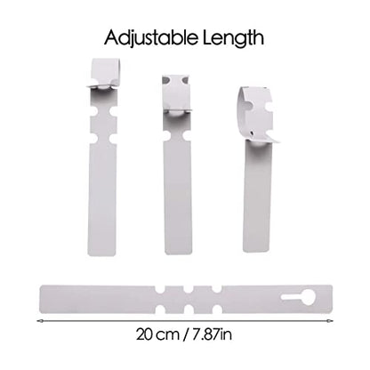 200Pcs Plastic Plant Labels Wrap Around Tree Tags, Adjustable Nursery Garden Labels Plant Tags with Large Writing Surface, White
