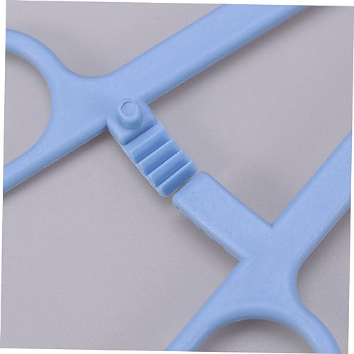 3pcs Plastic Reptile Stool Clamp for Easy Pet Waste Cleaning Material Stylish Scissors Design for Lizards Birds and Pets