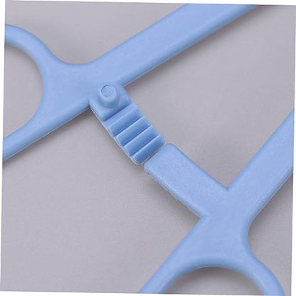 3pcs Plastic Reptile Stool Clamp for Easy Pet Waste Cleaning Material Stylish Scissors Design for Lizards Birds and Pets