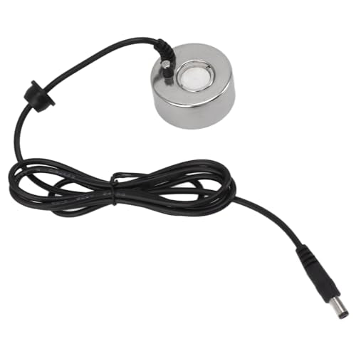 Ultrasonic Mist Maker, Aluminum Mist Maker Fog Maker Water Mister Terrarium Mister DC 12V Interface Indoor Fountain Landscape Atomizer Humidifier for Fishtank