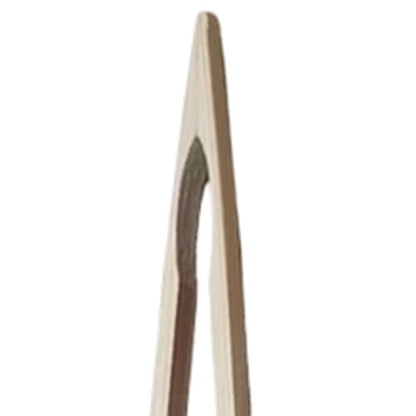 Leaf Cleaning Tweezers - Double Sided Tool | Reusable Hand Tongs with Wooden Handle, Ideal for Indoor Plant Leaf Lint, Indoor/Outdoor Cleaning,