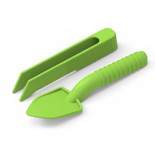 5-Set Reptile Cleaning Tools with Tweezers and Scooper for Litter Removal and Feeding Lizards, Bearded Dragons, Guinea Pigs, and Birds in Terrariums