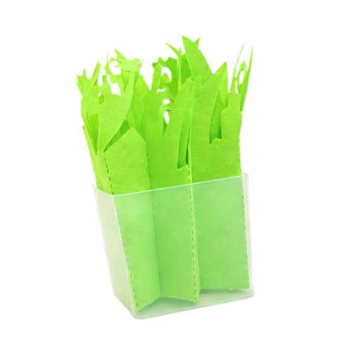 Reptile Humidifier Portable Felt Plants Humidifying System Imitation Plants Humidifier Water Basin Environmental Air Humidity Supplies with Purified, Green - color: Green