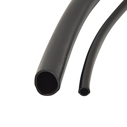 Raindrip 016010T 1/4-Inch Drip Irrigation Supply Tubing, 100-Foot., for Drip Irrigation, Drip Emitters, Irrigation Parts, Systems, Black Polyethylene - size: 1
