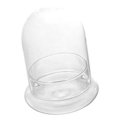 POPETPOP Glass Ecosystem Bottle Air Plant Holder DIY Bell Jar Terrarium Kit Decorative Plant Pot Drainage